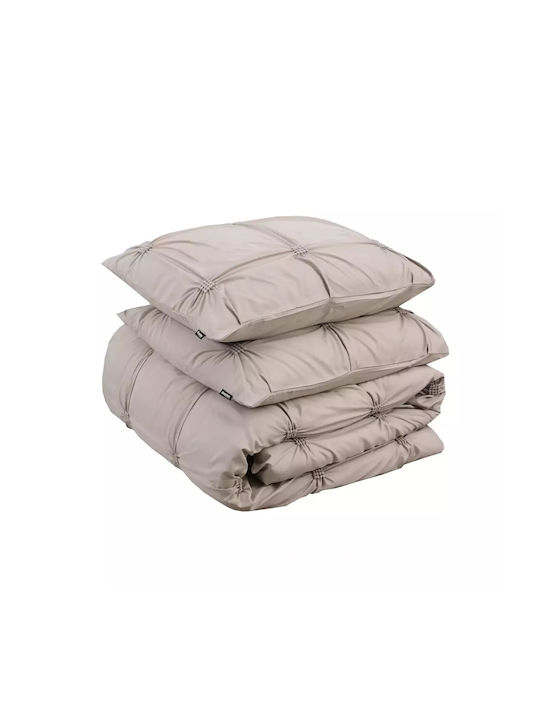 Sleeptime Παπλωματοθήκη Διπλή 200x200 Taupe