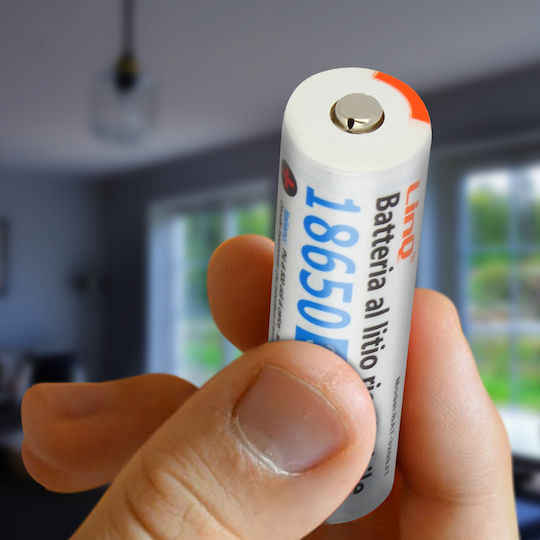 2 Batteries 18650 Lithium 3200mAh 3.7V Rechargeable Standard Head 3200jt Linq