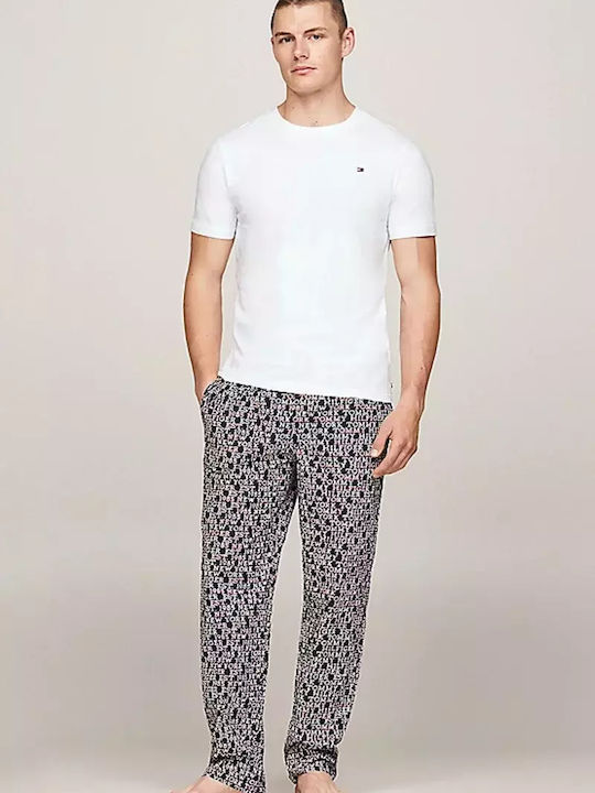 Men's Undershirt Short-sleeved in White Color