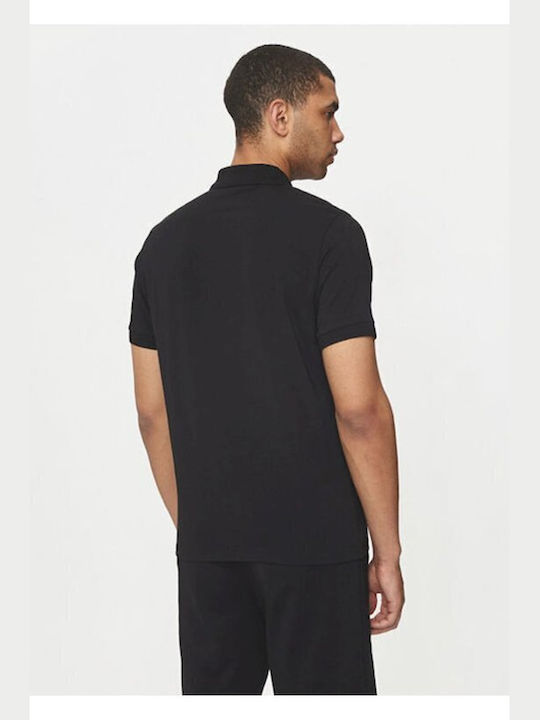 Karl Lagerfeld Men's Short Sleeve Blouse Polo BLACK