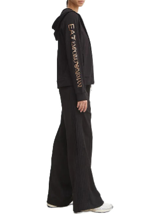 Damen Stoff Hose Schwarz