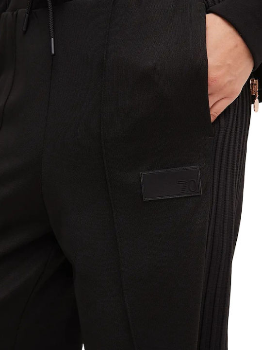 Damen Stoff Hose Schwarz