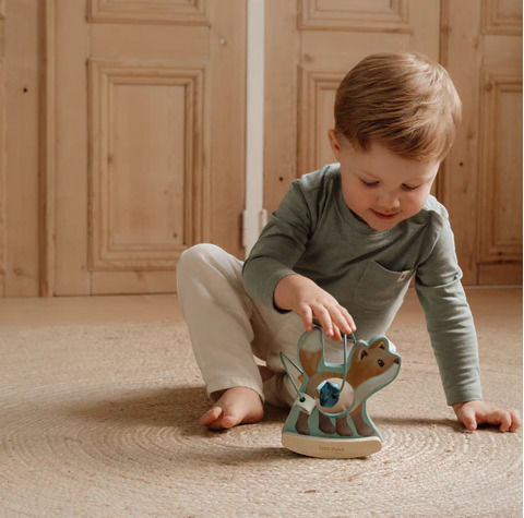 Little Dutch Maze Oscillation made of Wood with Music for 12++ Months