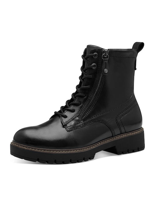 Leather Women's Ankle Boots Black
