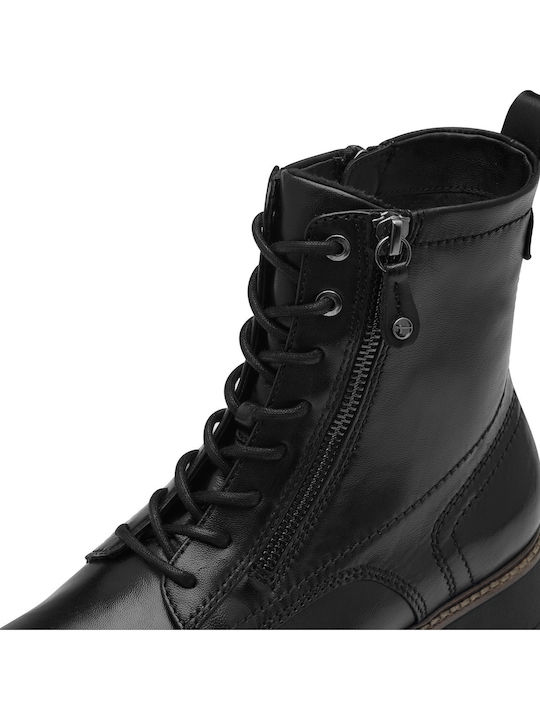 Leather Women's Ankle Boots Black