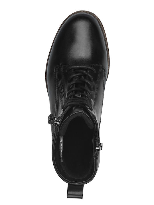 Leather Women's Ankle Boots Black