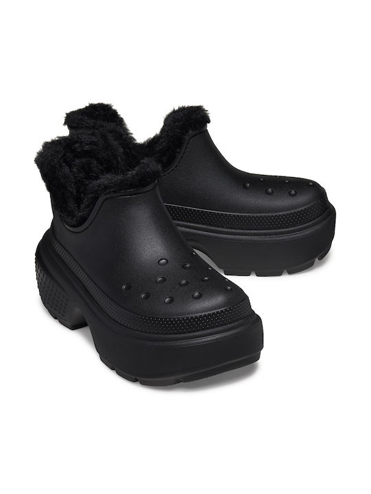 Crocs Lined Shorty Women's Ankle Boots Black