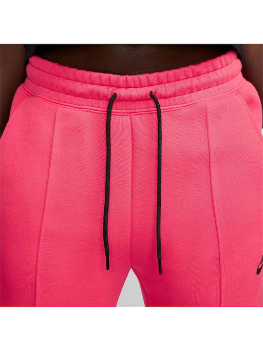 Tech Fleece Παντελόνι Φόρμας με Λάστιχο Φούξια