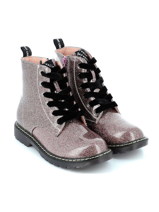 Kids Boots with Zipper Purple