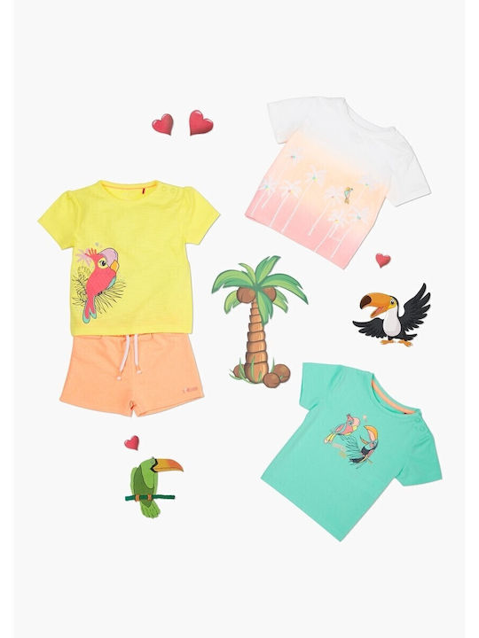 Kids' Shorts/Bermudas Fabric Orange