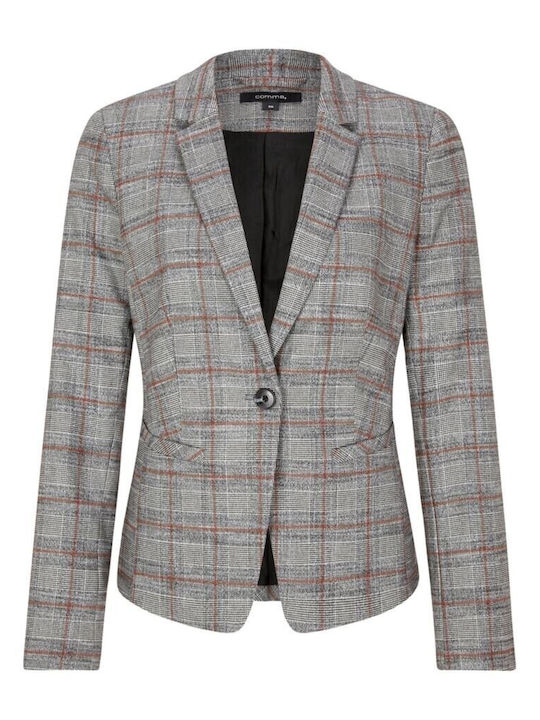 Comma Blazer pentru femei Sacou Grey