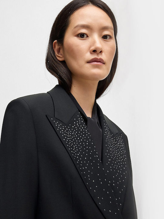 Boss Women's Double Breasted Blazer Black