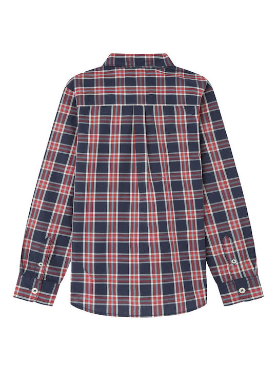 Pepe Jeans Kids Checked Shirt Red