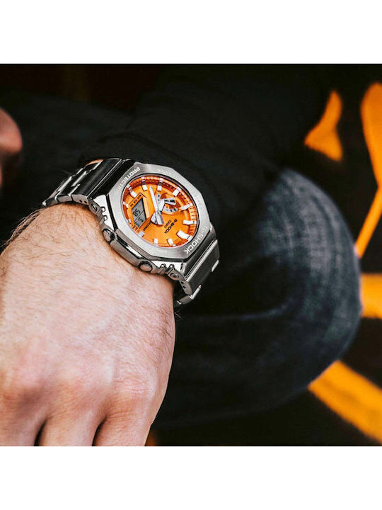 Casio G-shock Ρολόι Μπαταρίας με Μεταλλικό Μπρασελέ Casio G-shock Ρολόι Μπαταρίας με Μεταλλικό Μπρασελέ