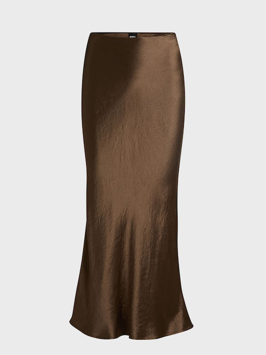 Vesatie Midi Skirt Brown