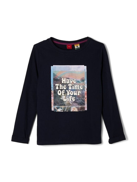 s.Oliver Children's Blouse Long Sleeve dark blue