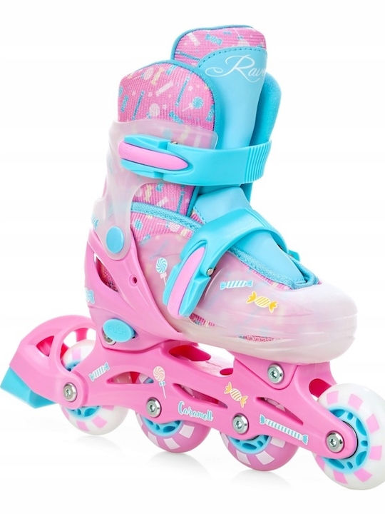 Adjustable Raven Roller Skates Caramel Pink Size 34-37