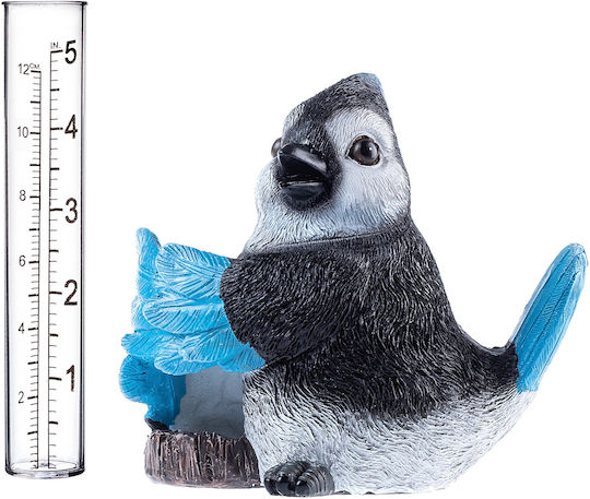Kadax Rain Gauge Rainfall Meter Accumulation Decorative Garden Bird