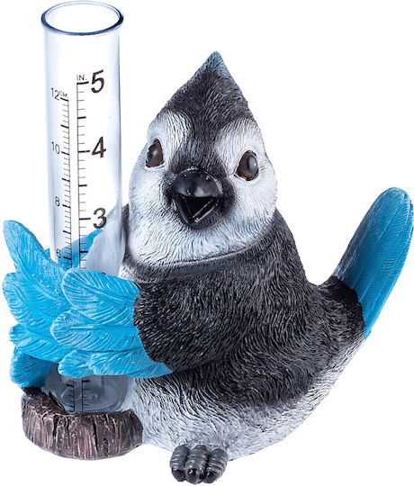 Kadax Rain Gauge Rainfall Meter Accumulation Decorative Garden Bird