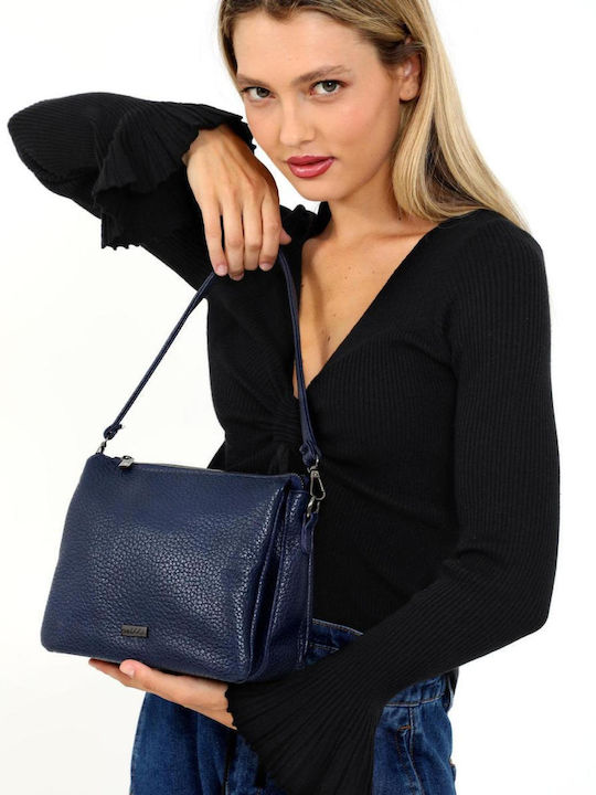 Doca Damen Tasche Schulter Blau