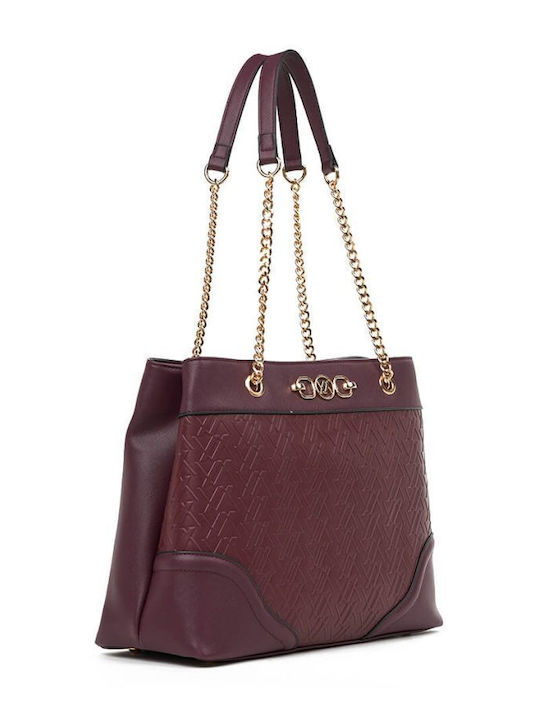 Verde Women's Bag Shoulder Burgundy