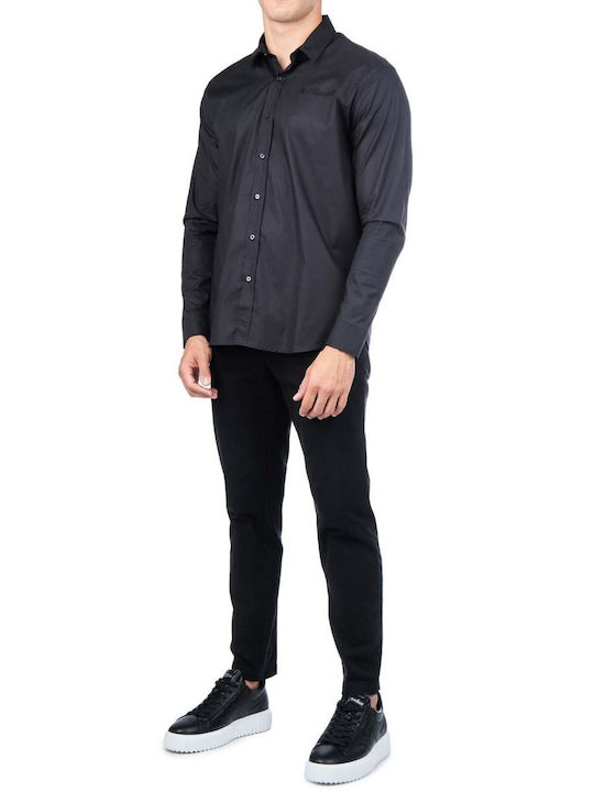 Cu mânecă lungă Cămașă Black