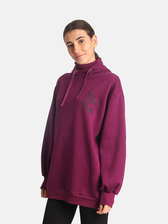 Paco & Co Women's Long Hooded Sweatshirt MOV