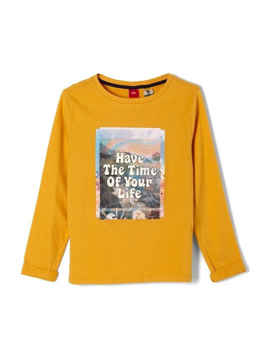 s.Oliver Children's Blouse Long Sleeve Yellow