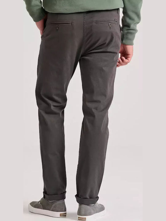 Trousers Chino Elastic in Regular Fit Chicory Coffee