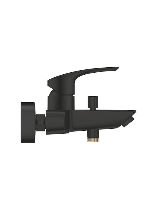 Grohe Eurosmart Mixer Wall-mounted Bath Shower 188 Mm Matte Black