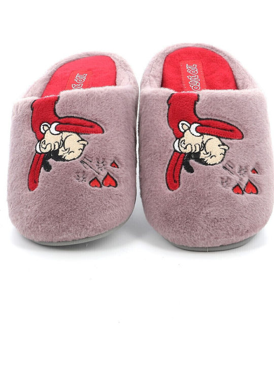 Popeye Winter Women's Slippers Purple