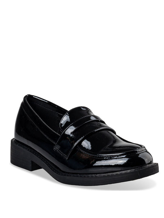 Envie Shoes Women's Loafers in Black Color