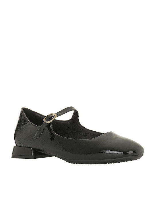 Desiree Shoes Damen Ballerinas aus Lackleder in Schwarz Farbe