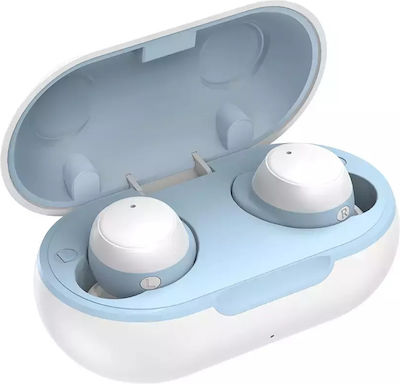 In-ear Bluetooth Handsfree Căști cu Carcasă de Încărcare Albastru