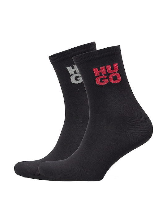 Hugo Damen Socken Black 2Pack