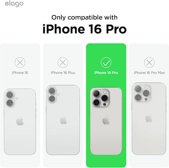 Elago Back Cover Silicone 1.7mm Yellow (iPhone 16 Pro)