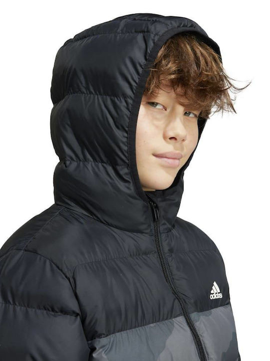 adidas Geacă Sport Pentru Copii Neagră