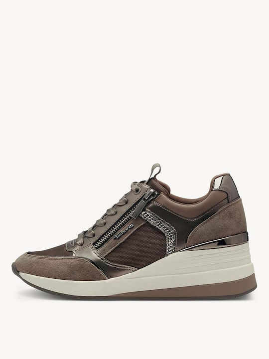 Tamaris Sneakers Taupe Comb