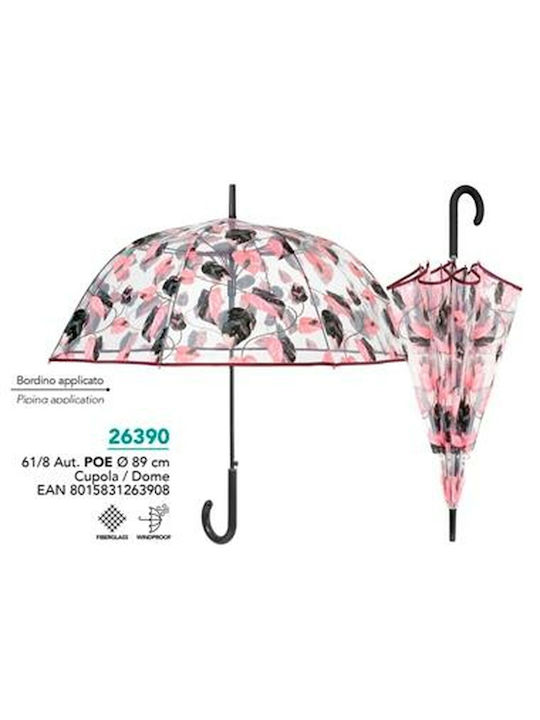 Perletti Automatic Umbrella Compact Pink