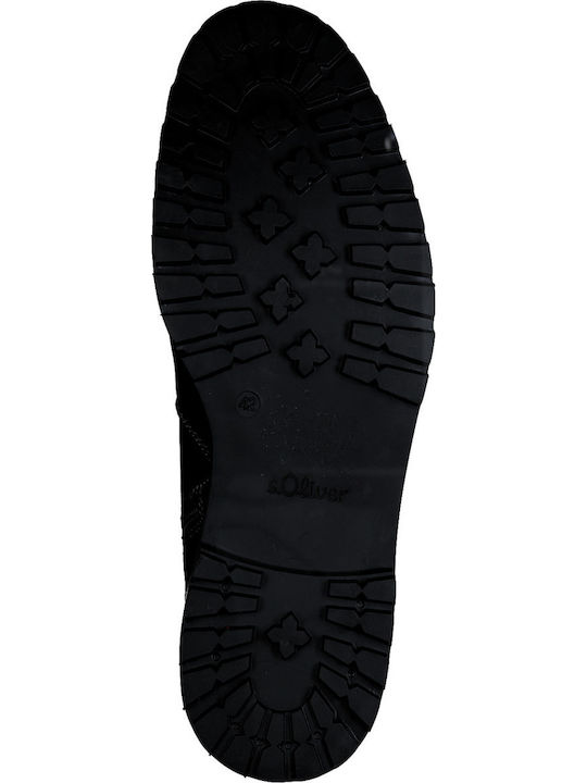 Leather Black Men's Boots