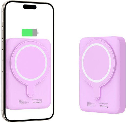 Tech-Protect PB11 Lifemag MagSafe Power Bank 10000mAh 15W с USB-C порт Lilac
