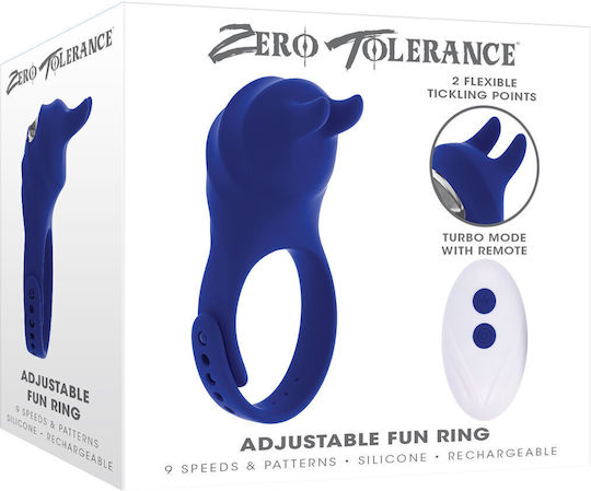 Zero Tolerance Ring Schwanz Blau