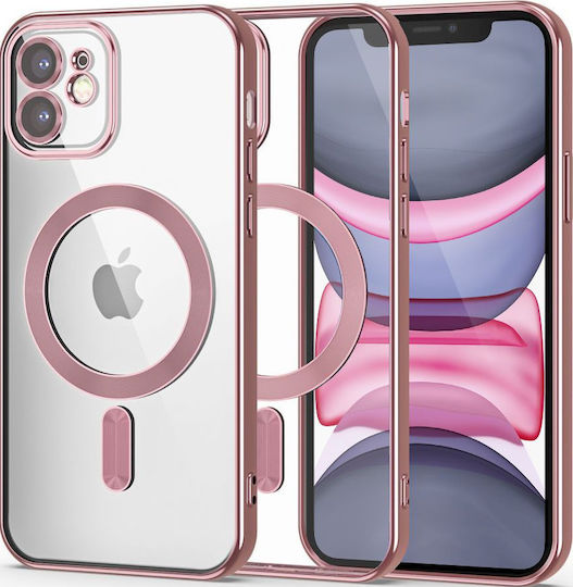 Tech-Protect Magshine Back Cover Silicone Pink (iPhone 11)