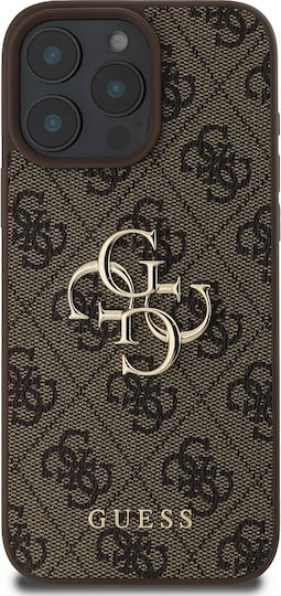 Guess Umschlag Rückseite Synthetisches Leder Braun (iPhone 17 Pro Max / iPhone 17 Pro / iPhone 16 Pro Max)