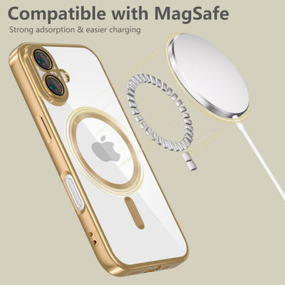 Tech-Protect Magflex Umschlag Rückseite Shiny Gold (iPhone 16)