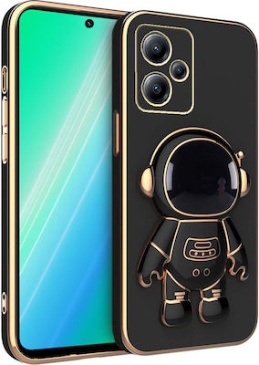 Astronaut Electro Back Cover Σιλικόνης Μαύρο (Redmi Note 12 5G)