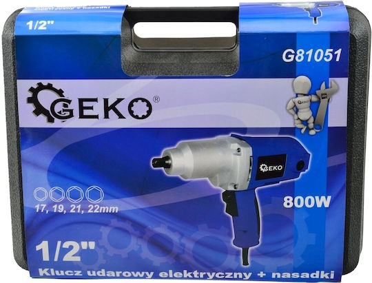 Geko G81051 Schlagschrauber Elektrisch 800W mit Aufnahme 1/2"
