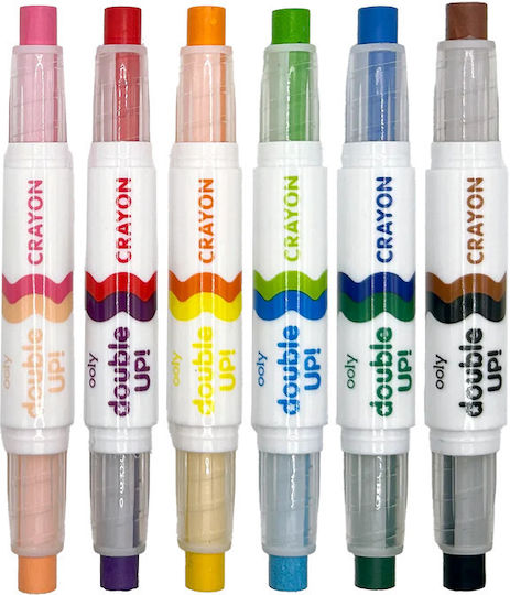 Double-sided Crayons Set 6 Double Up 12 Colors