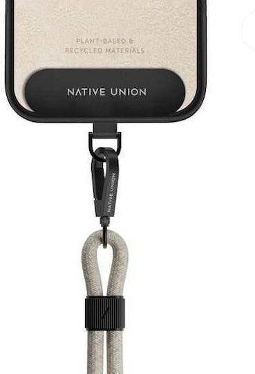 Native Union Λουράκι Λαιμού για Κινητά Μπεζ NU-SLING-UNI-SAN-RP2