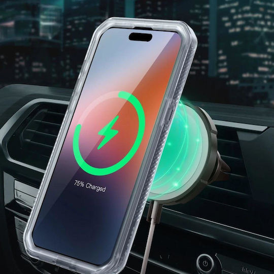Supcase Ub Pro Mag Back Cover Σιλικόνης / Πλαστικό 2mm Διάφανο (iPhone 15 Pro)